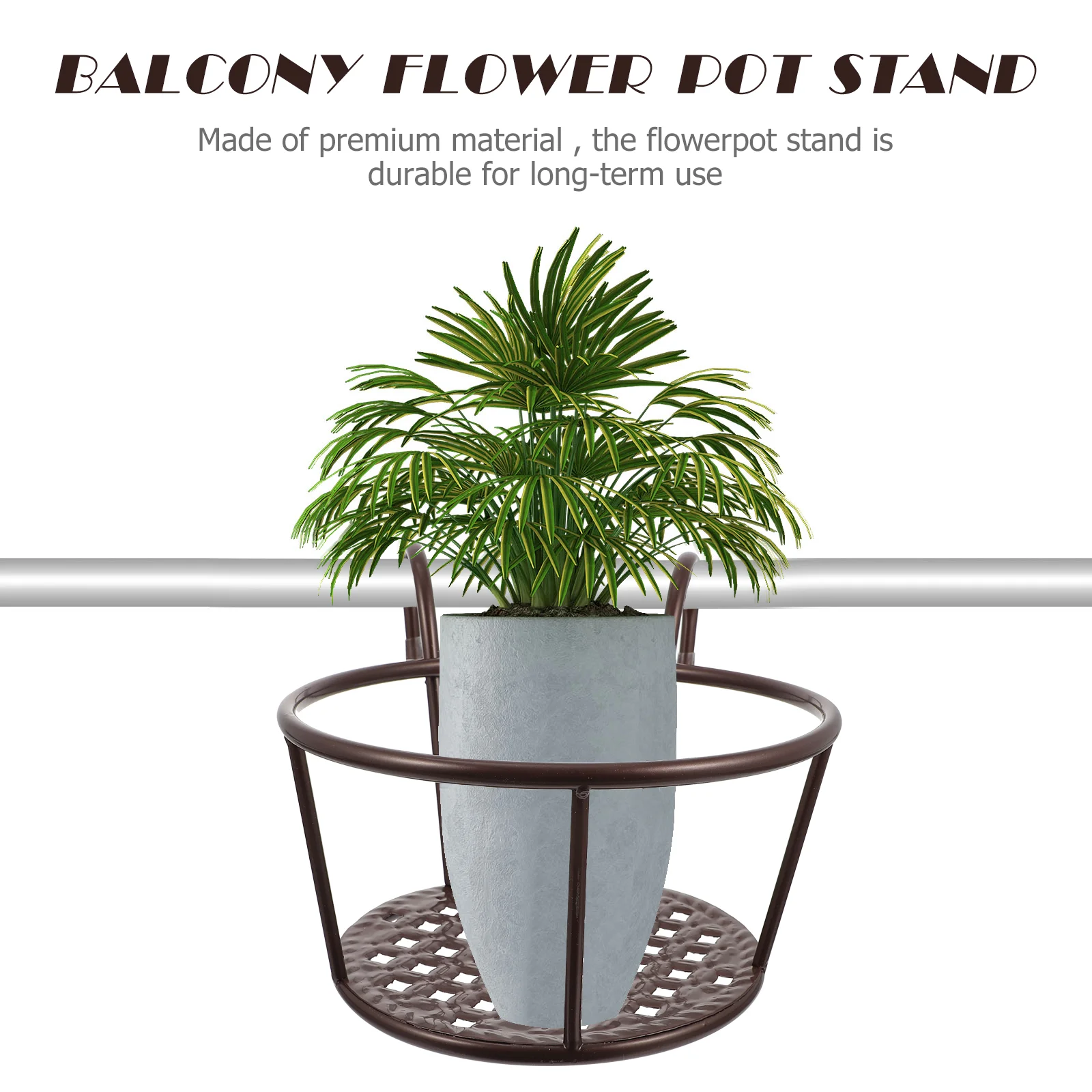 2개 철제 화분 스탠드 벽걸이 발코니 화분대 화분 홀더 - Bonsai Garden China 리뷰 및 가격