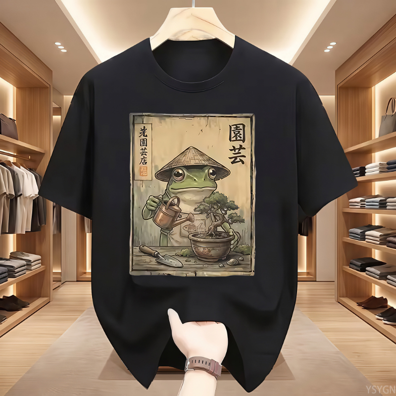 분재 나무 개구리 티셔츠 재미있는 원예 개구리 티셔츠  - Bonsai Garden China 리뷰 및 가격