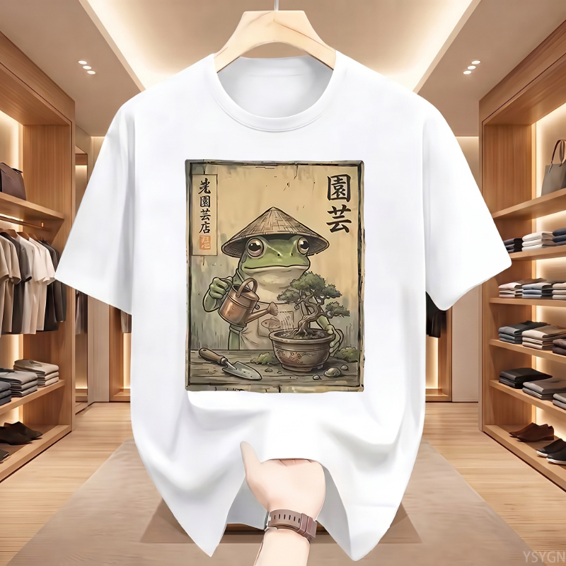 분재 나무 개구리 티셔츠 재미있는 원예 개구리 티셔츠  - Bonsai Garden China 리뷰 및 가격