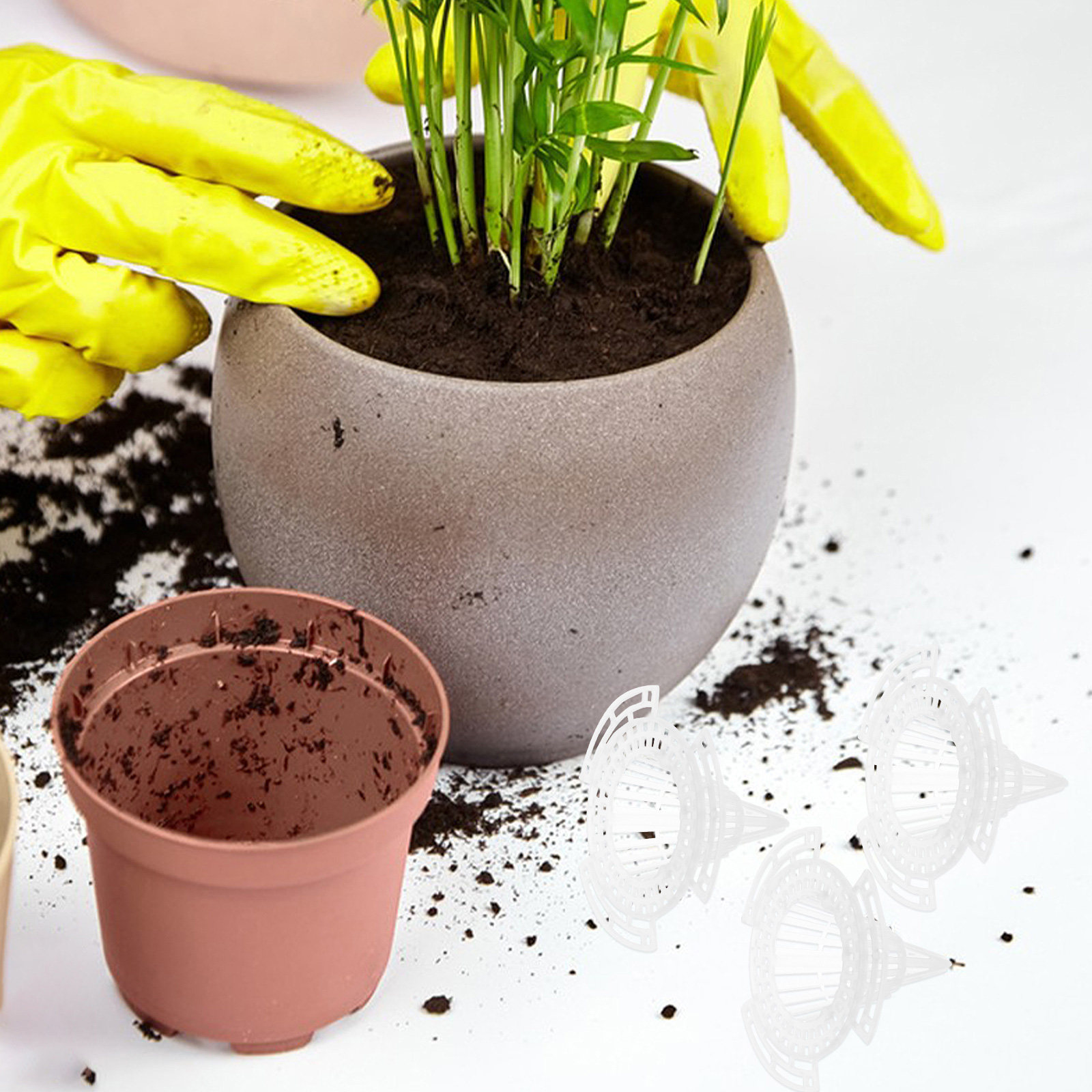 20Pcs 꽃 냄비 통기성 콘 메쉬 패드 플라스틱 화분 - Bonsai Garden Home 리뷰 및 가격