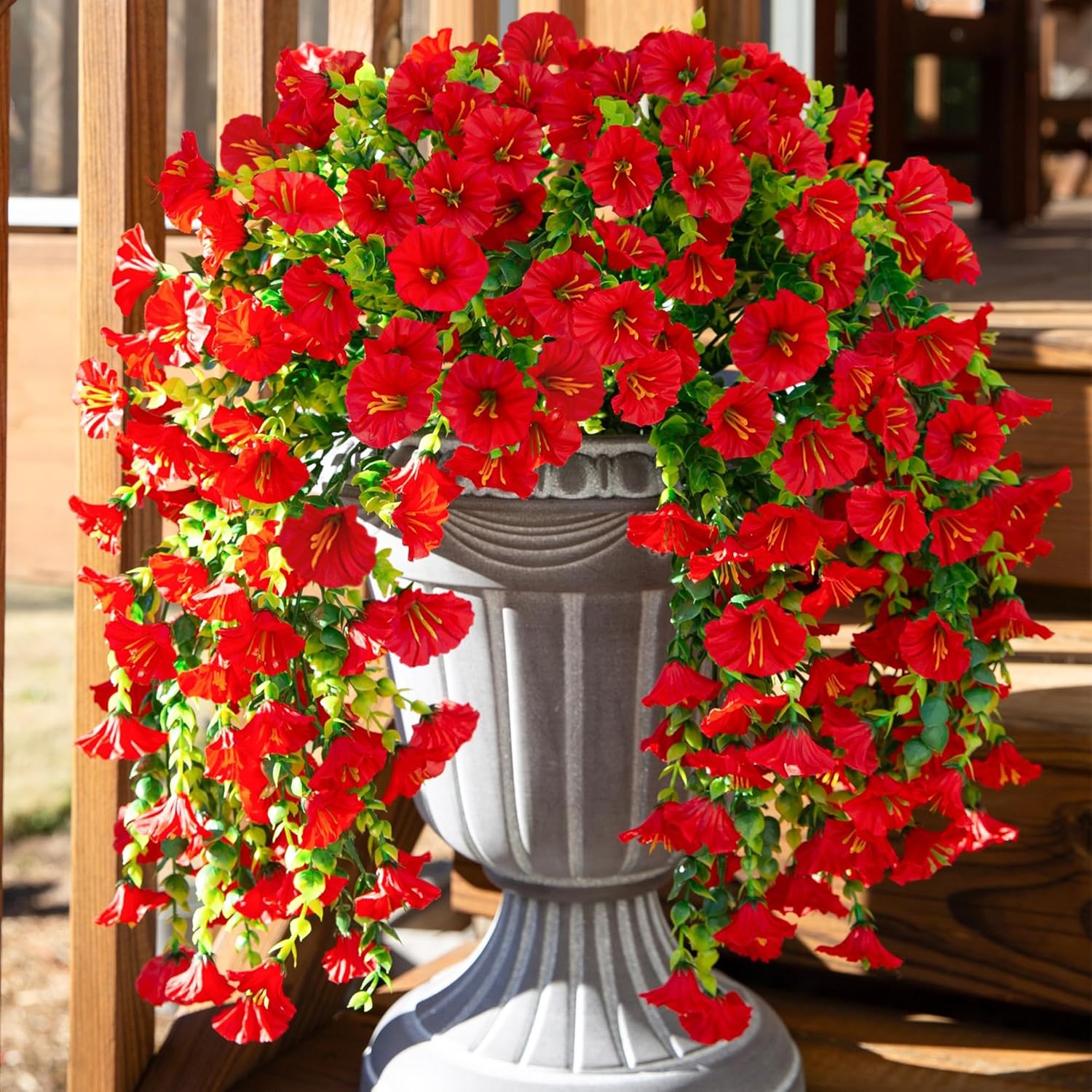인공 꽃 덩굴 모닝 글로리 웨딩 화환 홈룸 축제 장식  - Bonsai Garden Gift 리뷰 및 가격
