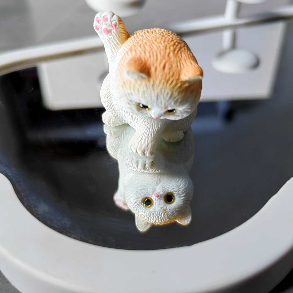 6pc 귀여운 고양이 개 세트 동물 선물 장식 수지 공 - Bonsai Garden Gift 리뷰 및 가격