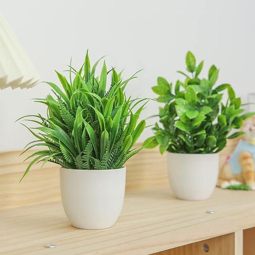 4개/세트 미니 인조 식물 화분 실내외 장식용 녹색 분 - Bonsai Garden Home 리뷰 및 가격